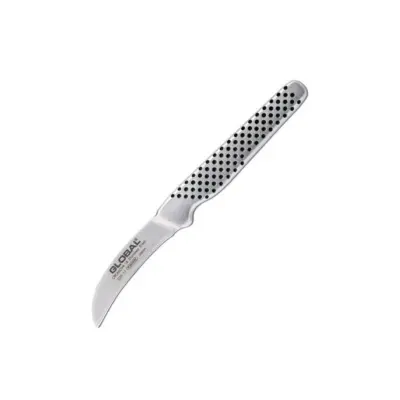 Kõvera teraga koorimisnuga Global GSF-17, 6 cm CROMOVA 18 tera