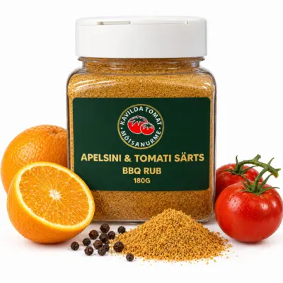 BBQ-maitseainesegu Kavilda Tomat Apelsini & Tomati Särts, 180 g