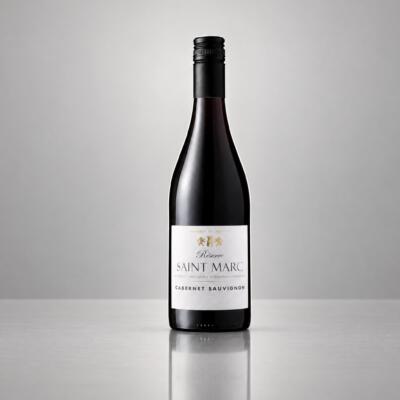 Kuiv täidlane punane vein Saint Marc Réserve Cabernet Sauvignon, vegan, 75 cl