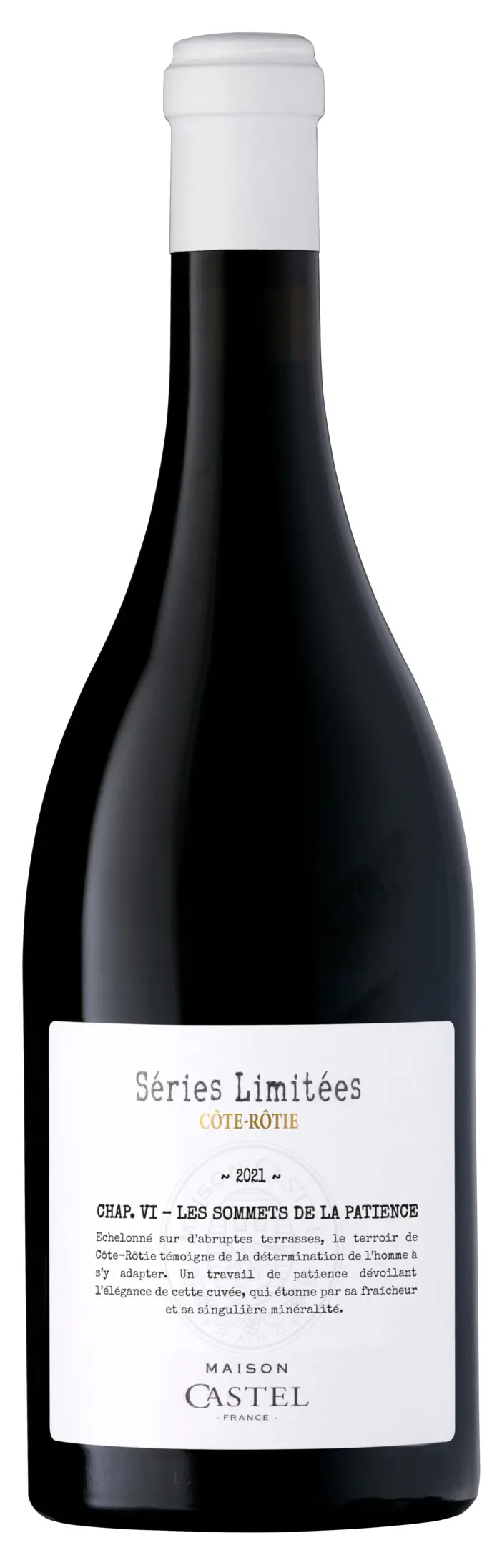 Punane vein Maison Castel Chap. VI Les Sommets de la Patience Côte-Rôtie 2021, 75 cl