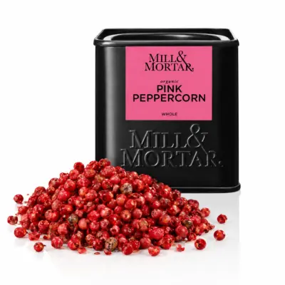 Mahe roosa pipar Mill & Mortar Curepipe Pink Peppercorn, 25 g