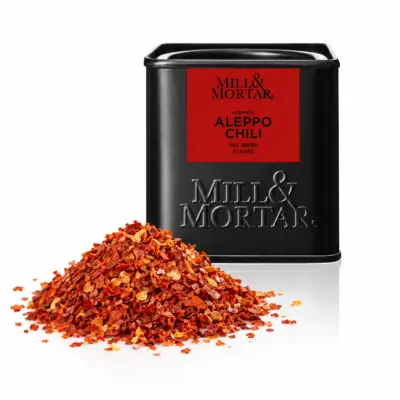 Mahedad Aleppo tšillihelbed Mill & Mortar Aleppo Chili, flakes, Organic, 45 g
