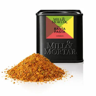 Mahe Kariibi mere maitseainesegu Mill & Mortar Rasta Pasta, 55 g