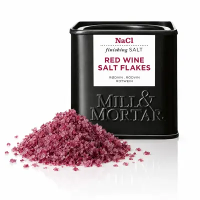 Punase veini soolahelbed Mill & Mortar Red Wine Salt Flakes, 80 g