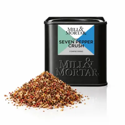 Mahe seitsme pipra segu Mill & Mortar Seven Pepper Crush, 50 g
