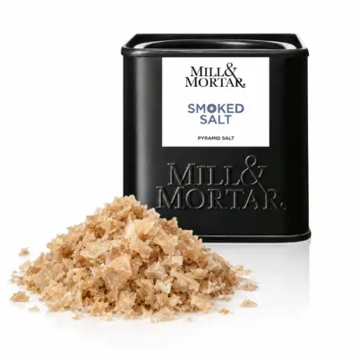 Suitsusoolahelbed Mill & Mortar Smoked Salt Flakes, Cyprus, 50 g