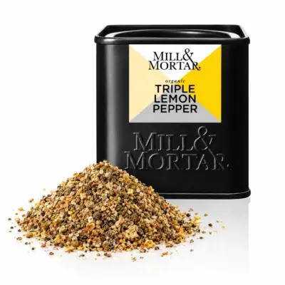 Mahe sidrunipipra maitseainesegu Mill & Mortar Triple Lemon Pepper, 50 g