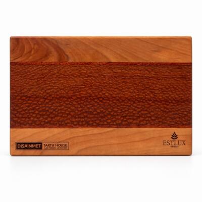 Serveerimis- ja lõikelaud Lacewood Mix S, Ameerika kirss ja lacewood, 23,5 x 15 cm