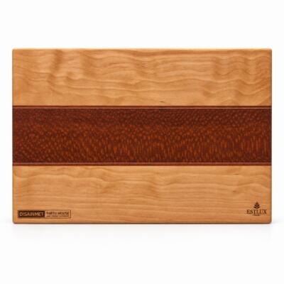 Serveerimis- ja lõikelaud Lacewood Mix XL, 39,5 x 25 cm, pöök ja mahagon