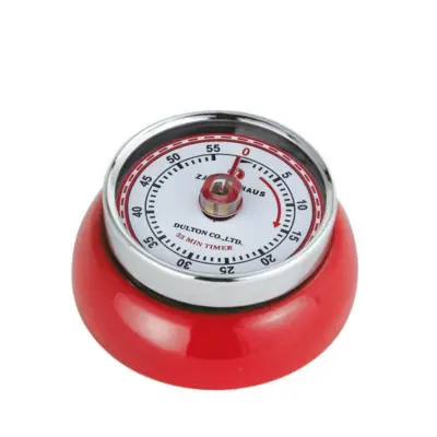 Mehaaniline magnetiga köögitaimer Zassenhaus SPEED, 55 min, punane